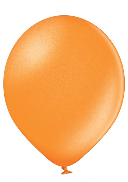 Balão de Látex 11" Metálico Laranja