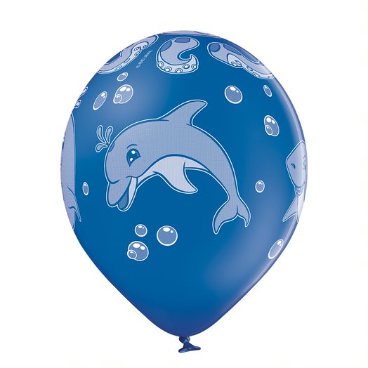 Balão de Látex 11" Peixes Marinhos