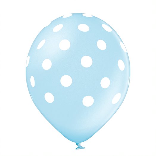 Balão de Látex 11" Polka Dots Menino
