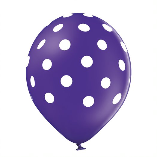 Balão de Látex 11" Polka Dots Sortido