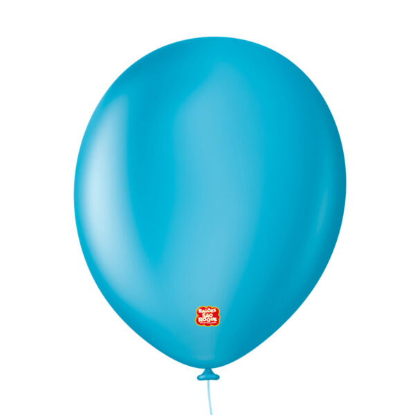Balão de Látex 11" Uniq Azul Topázio