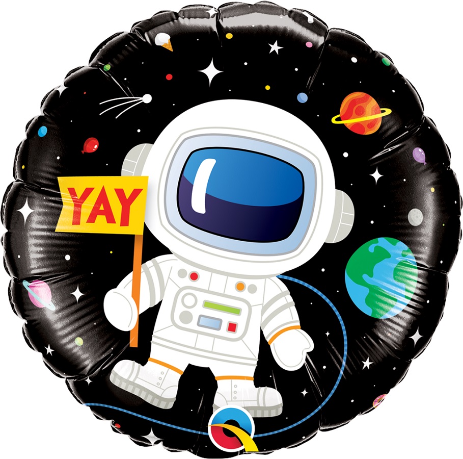 Balão Metalizado 18" Aniversário Astronauta