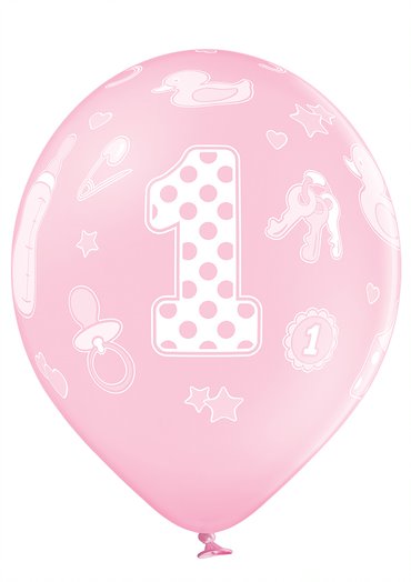 Balão de Látex 11" Aniversário Menina