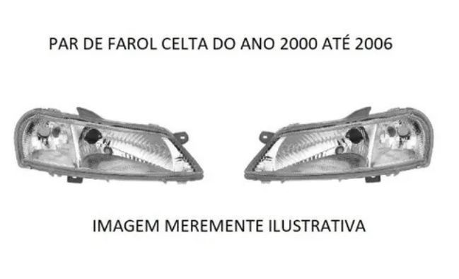 Par Farol GM Celta 2000 até 2006