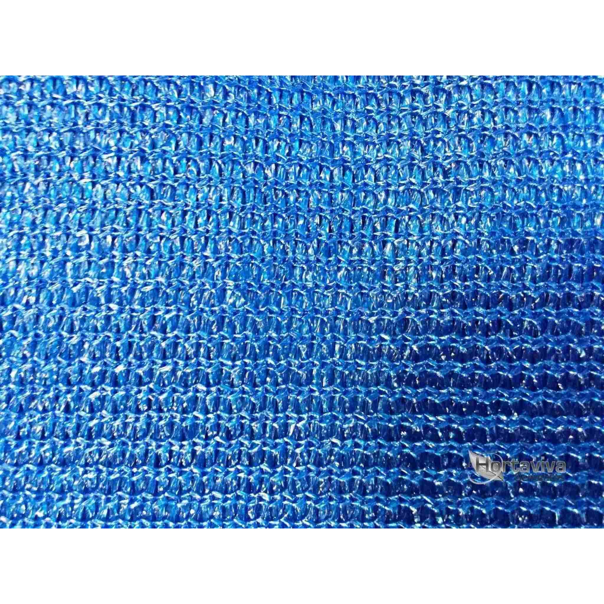 Tela De Sombreamento Decorativa Azul 90% - 5,2 Metros X 20 Metros