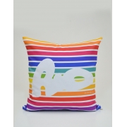 Capa de Almofada Dupla Face Assinada Gilson Home - Rainbow Rio