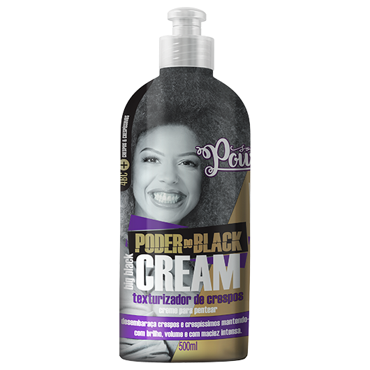 Poder do Black Big Black Cream - Creme para Pentear Soul Power