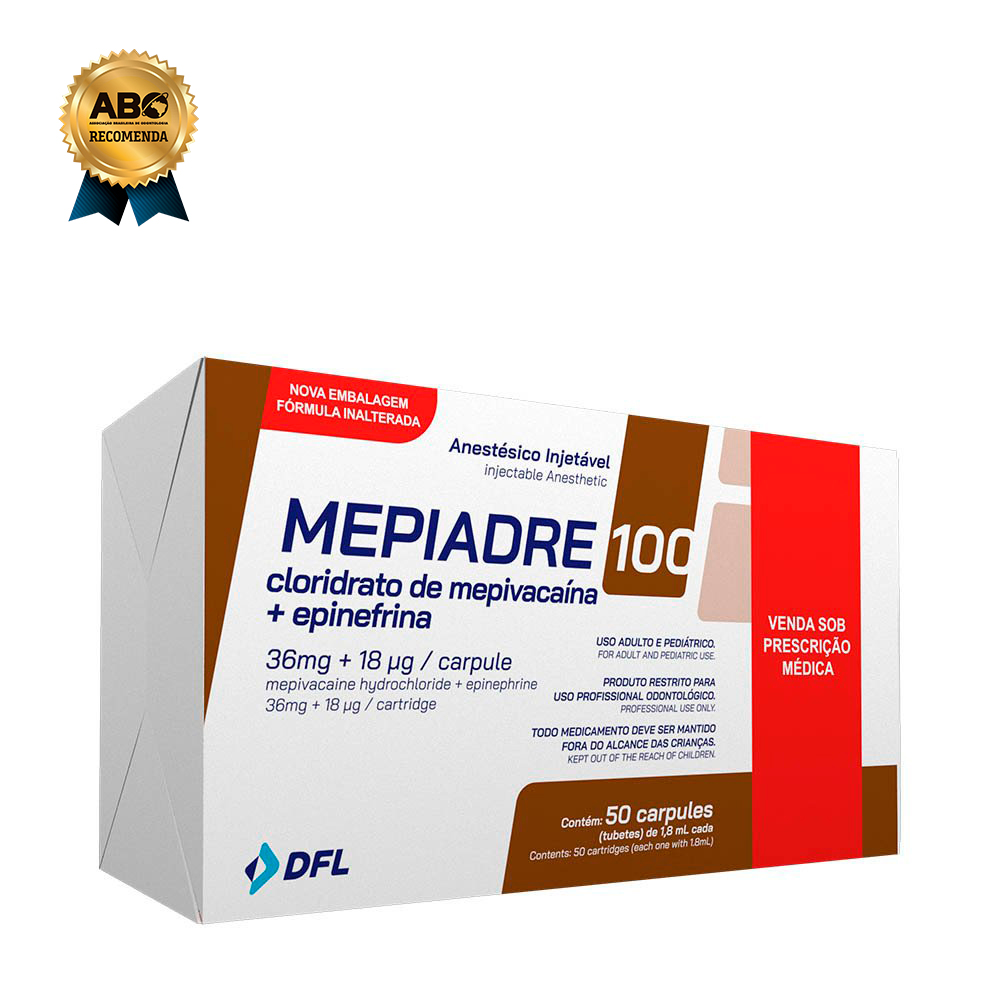 Anestésico Mepiadre 2% 1:100.000 - Nova DFL
