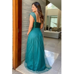 Vestido Evelyn - Verde Esmeralda