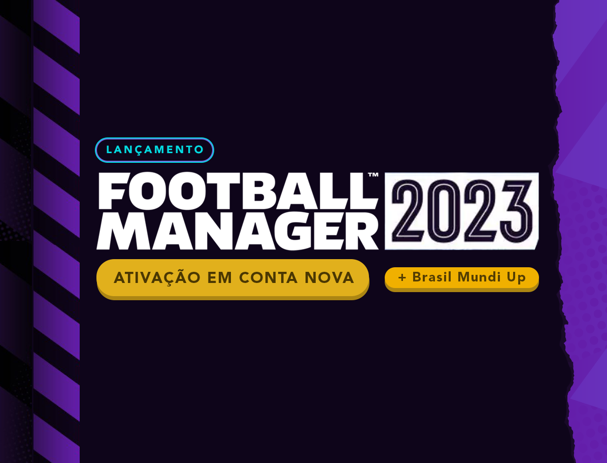 Football Manager 2023 Original - Ativação em uma NOVA CONTA Steam