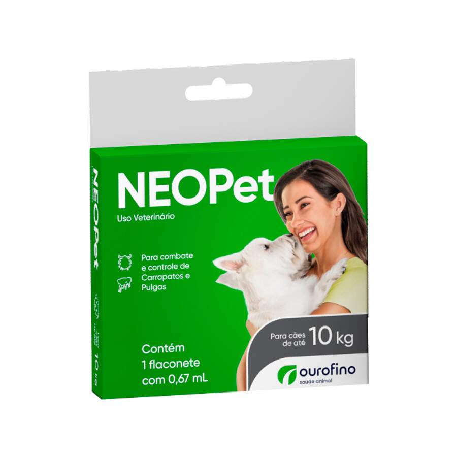 NeoPet Antipulgas e Carrapatos para Cães até 10kg Ourifino