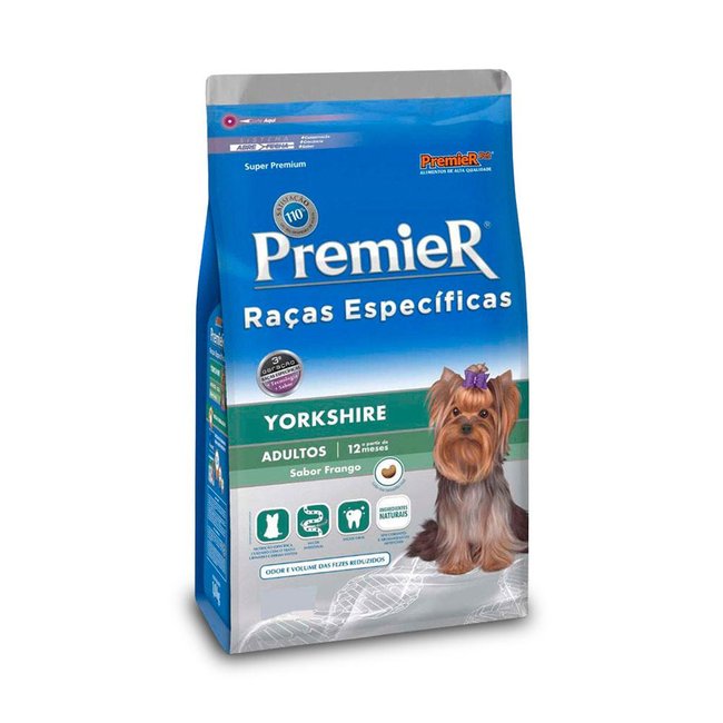 Ração Premier Raças Específicas Yorkshire para Cães Adultos 2,5kg