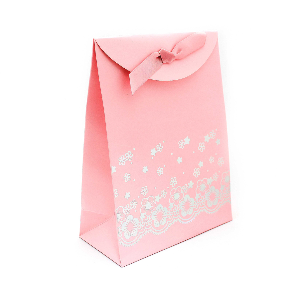 Envelope para Presente Cor de Rosa com Fita e Velcro - kit com 10