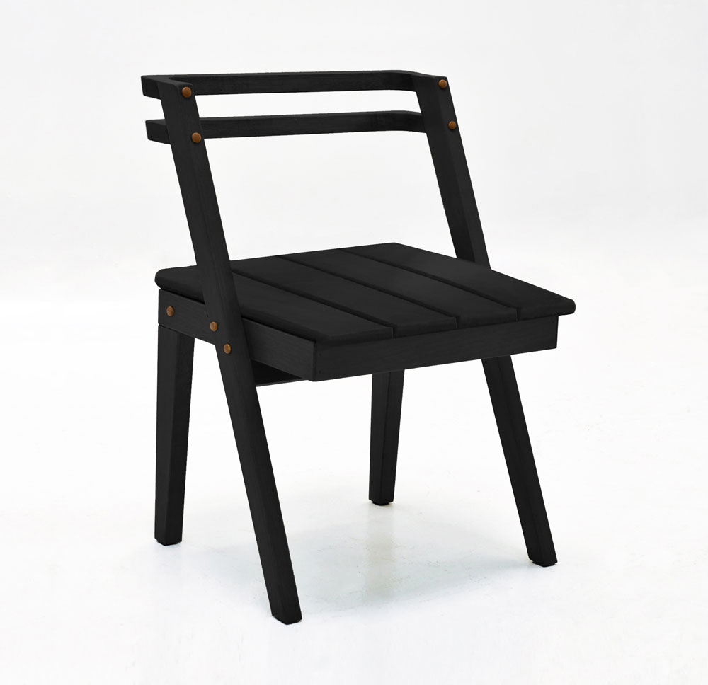 Cadeira Flash Ebanizada - Fubbá - Objetos Inteligentes
