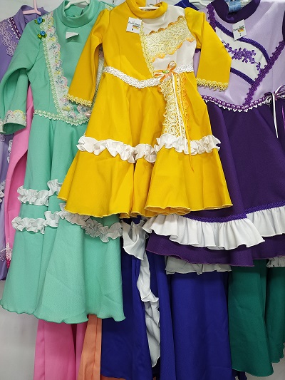 Vestido de prenda infantil - Laços e Tradições Armázem Gaudério
