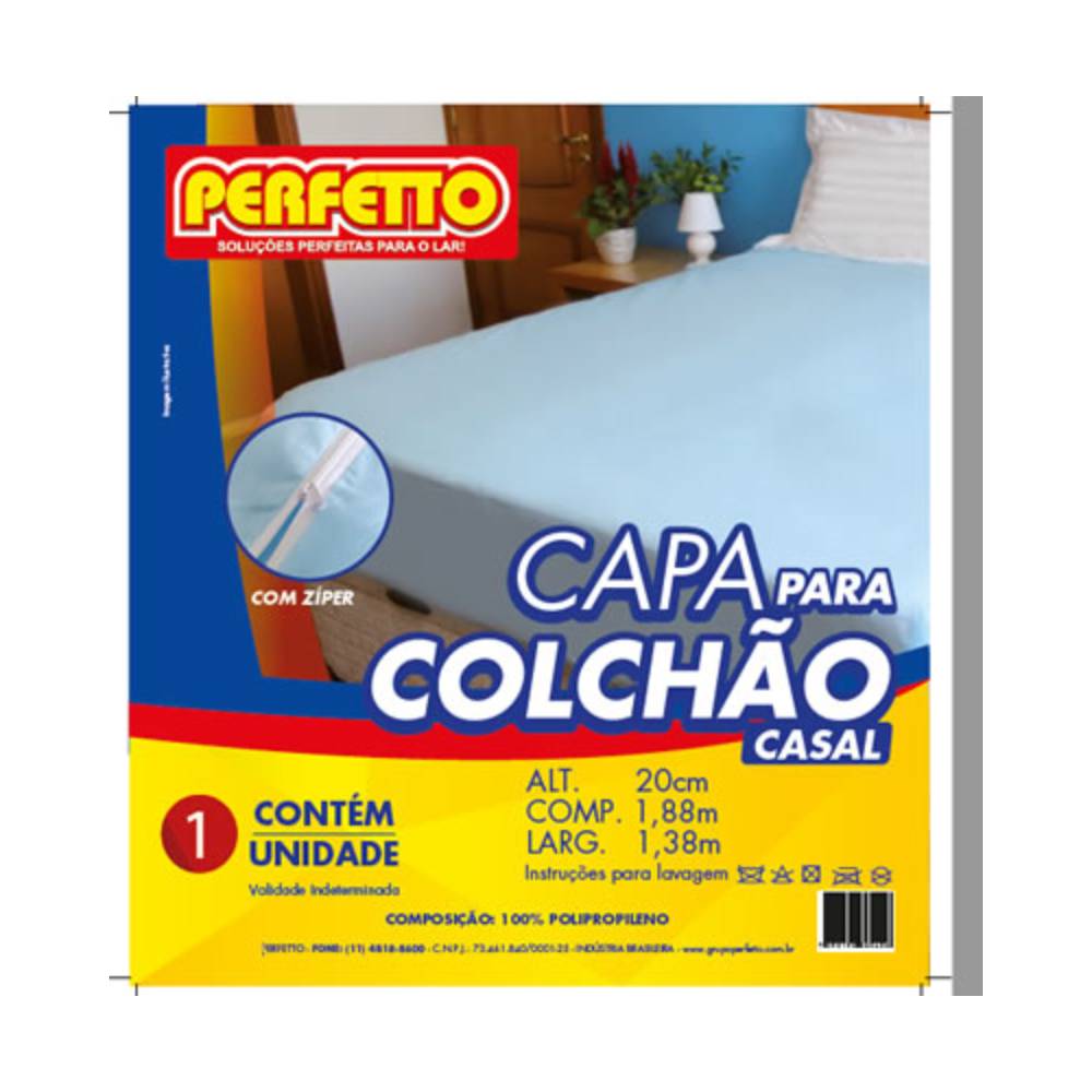CAPA COLCHAO CASAL 188X138CM 040