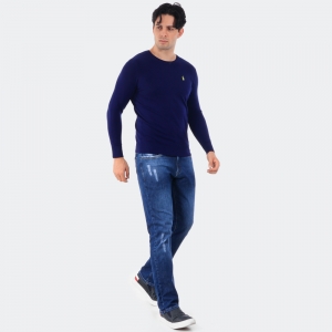 Suéter Ralph Lauren Basic Azul