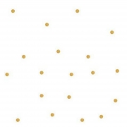 Papel de Parede Bolinhas Douradas H=2,50m Papel de Parede