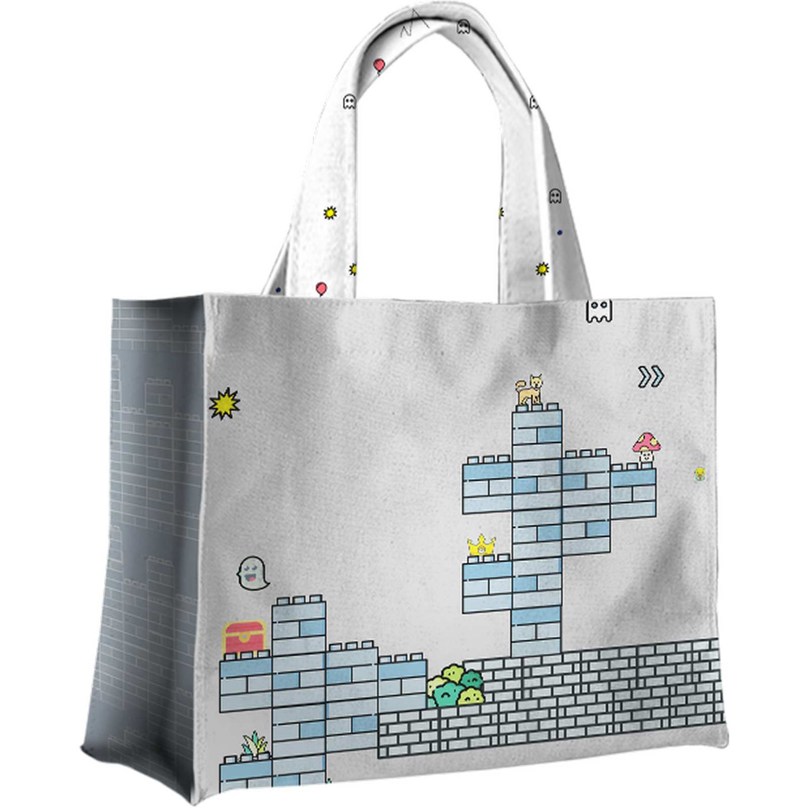 Mini Bag Tetris I por Fe Rodrigues - 25,5X21X10,5cm