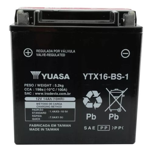 Bateria Yuasa YTX16-Bs-1