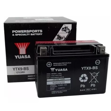 Bateria Yuasa YTX9-Bs (Maxsym) Z-750-800