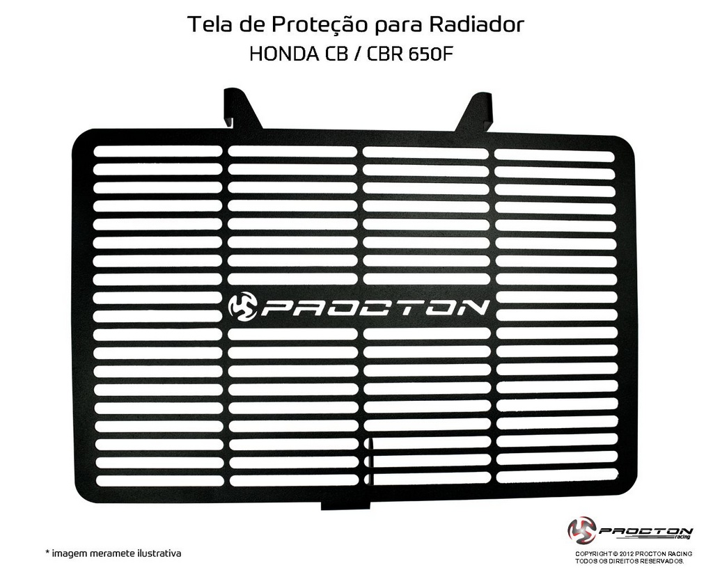 Protetor de Radiador Honda CBR 650F Procton