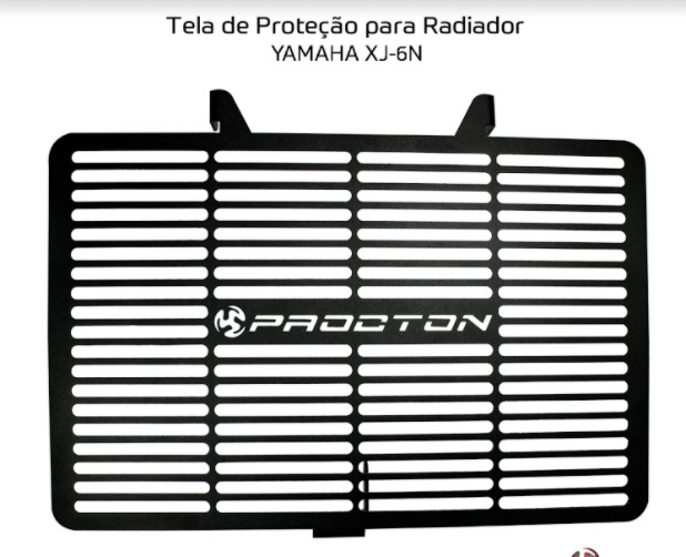 Protetor de Radiador Yamaha XJ6 F 2010/2019 Procton