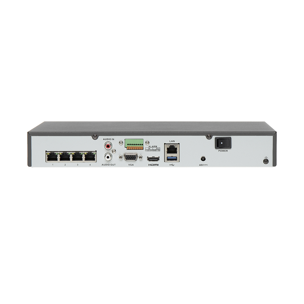 NVR HIKVISION IP 5MP 4 CANAIS 1HDD DS-7604NI-E1/4P