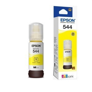 REFIL DE TINTA EPSON 544 T544120 AMARELO ORIGINAL 65 ml [ L3150, L3110]