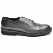 Sapato Masculino Oxford Full Amêndoa P5002 Cla-Cle