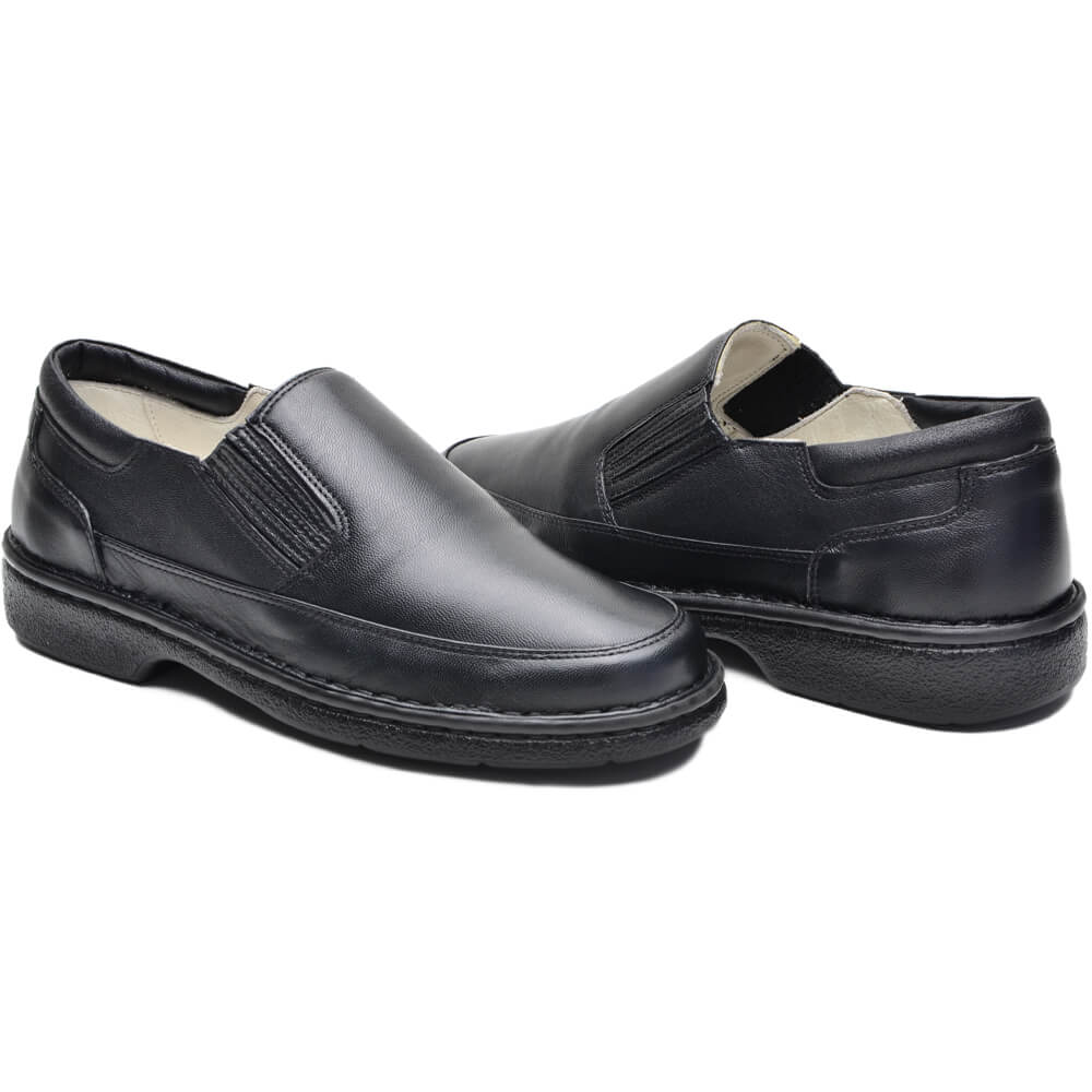 Sapato Masculino Social De Couro Confort CR-1005 Cla-Cle