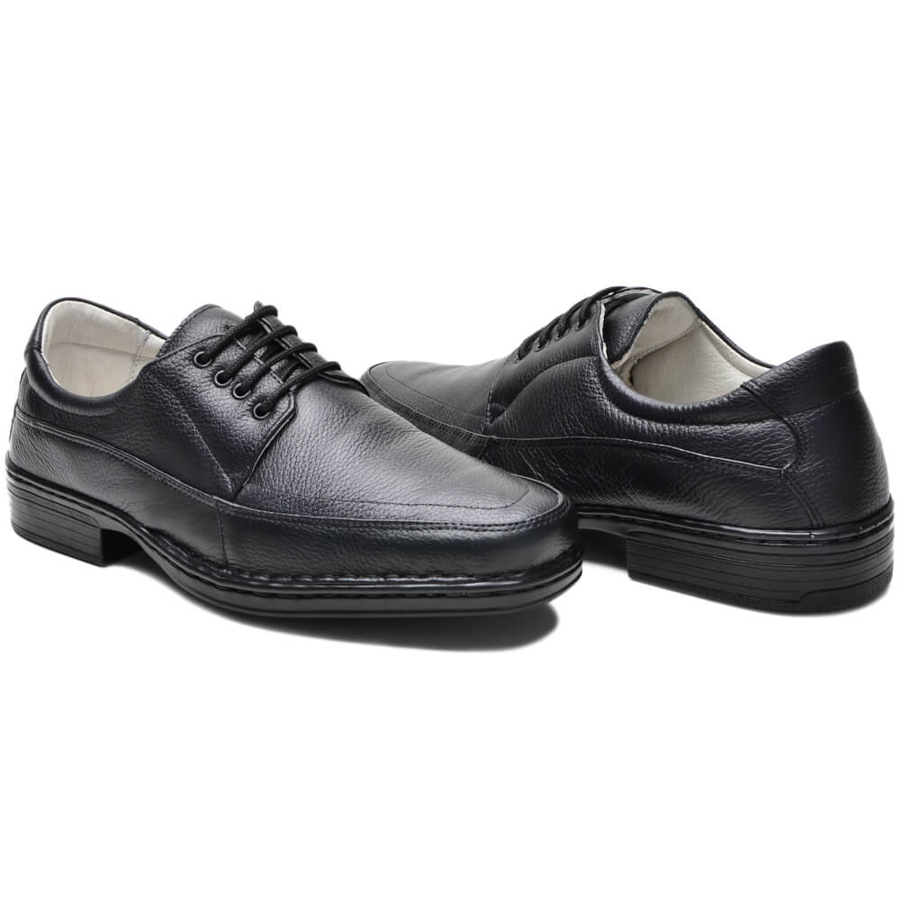 Sapato Social Confort Com Cadarço CR-1006 Cla-Cle