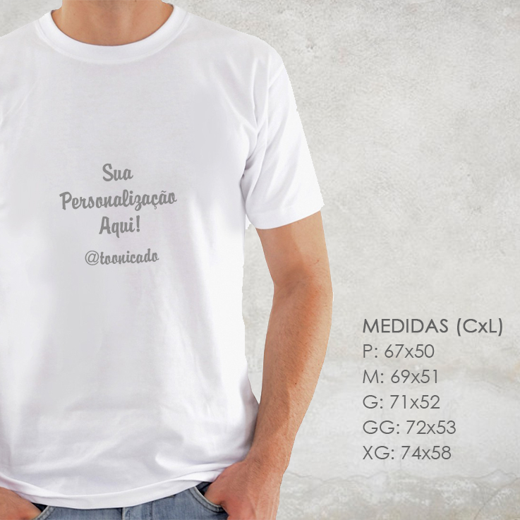 Camiseta Personalizada  - Toonicado - Presentes Personalizados