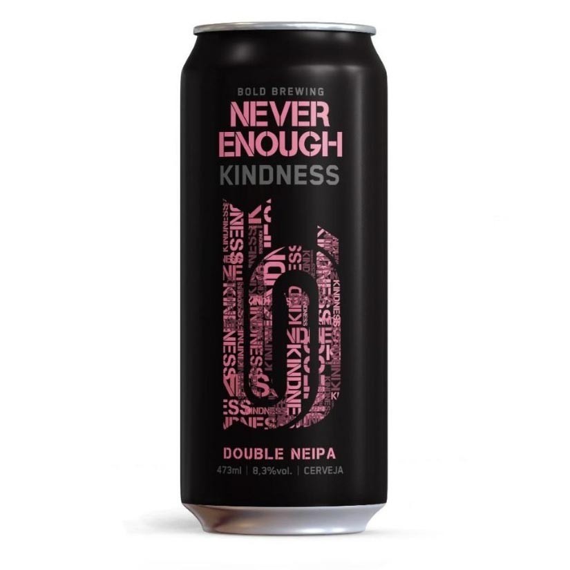 Cerveja Bold Brewing Never Enough Kindness Double NEIPA Lata 473ml  - Geek N