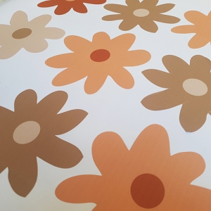 Kit adesivos Decorativos de Parede - Flores Coloridas