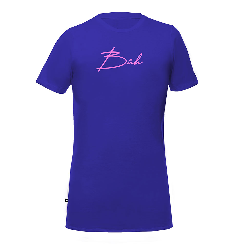 Camiseta Buh Basic Meia Malha Azul