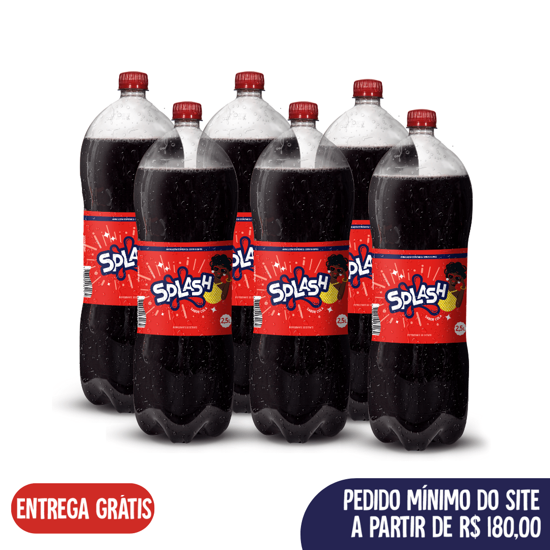 Pacote - Splash Cola 2,5L