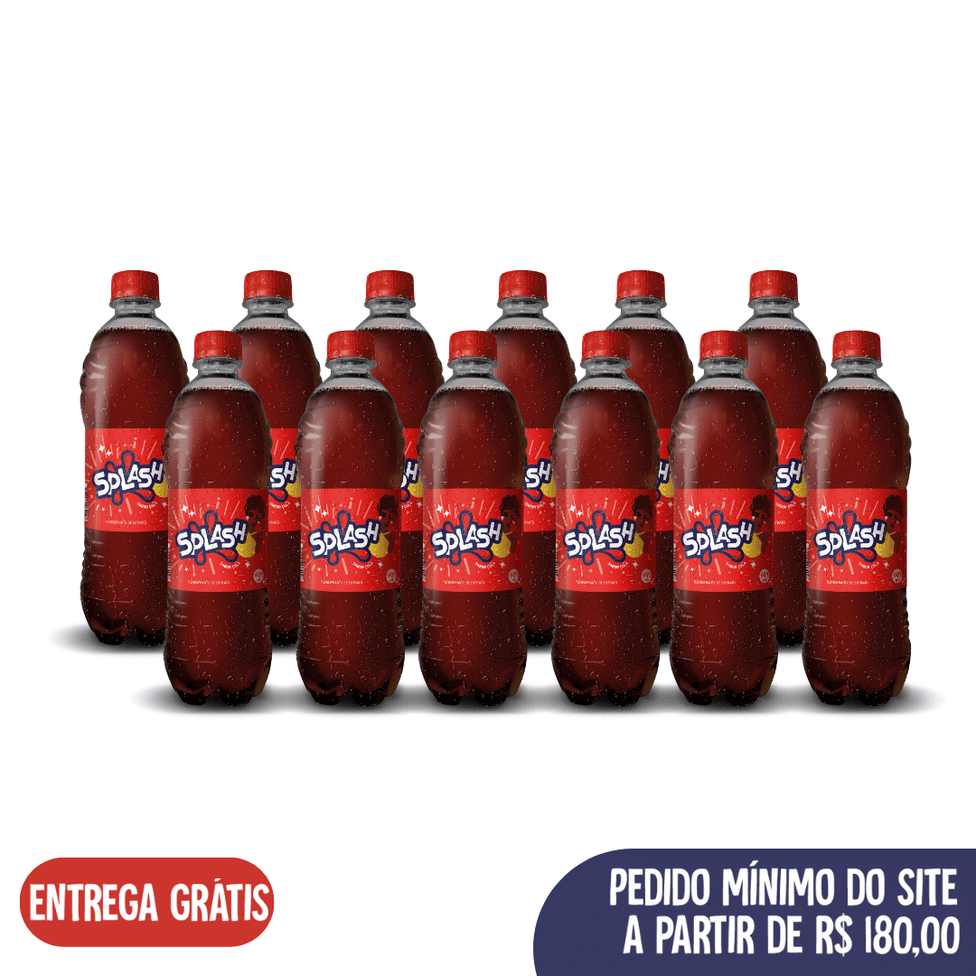 Pacote - Splash Cola 600 ml