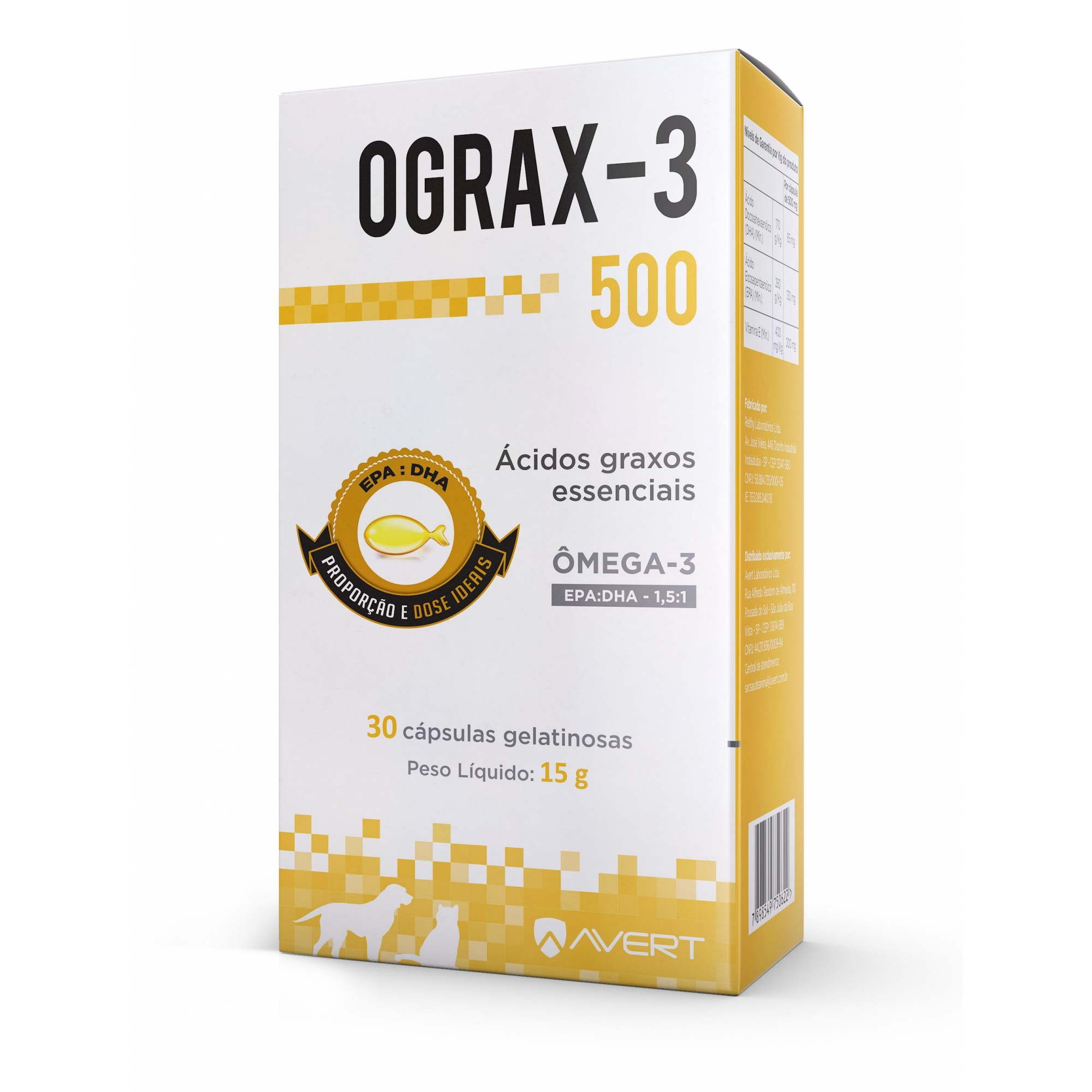 OGRAX-3 500 30 CAPS.