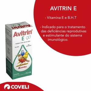 Avitrin E 15ml Aves Suplemento Vitamínico Coveli