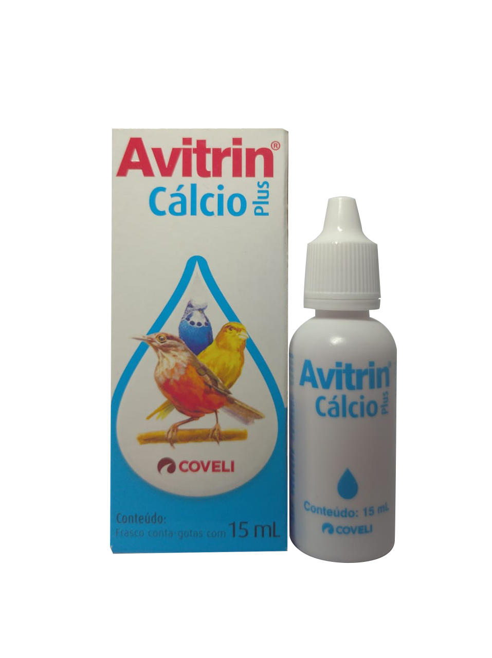 Avitrin Cálcio Plus 15ml Aves Suplemento Vitamínico Coveli