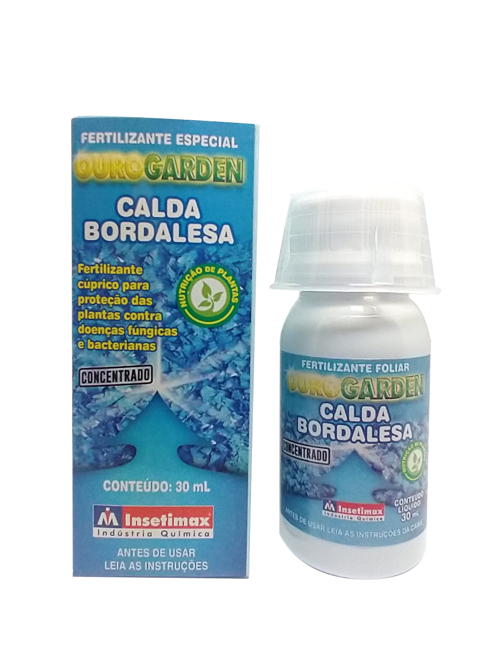 Fertilizante Foliar Calda Bordalesa - 30ml Insetimax