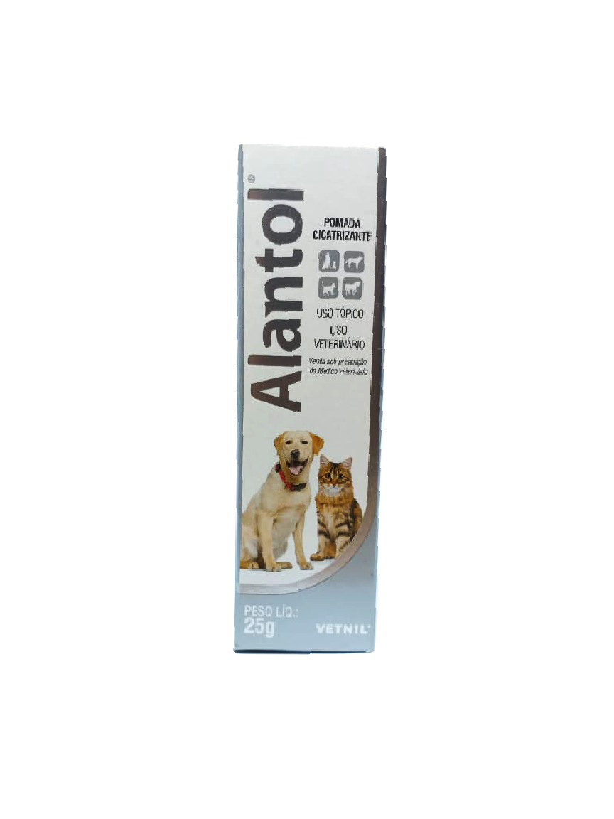 Pomada Alantol Cicatrizante Para Cães Vetnil - 25g
