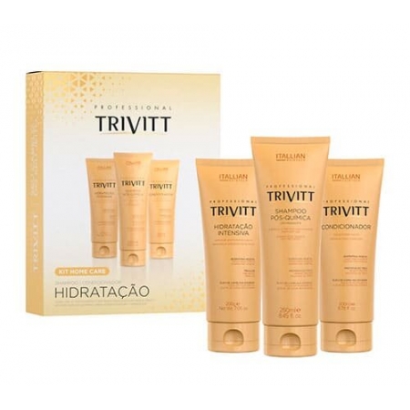 Trivitt Kit Home Care Pós Química Manutenção (3pc) Hidratação - Itallian Hairtech