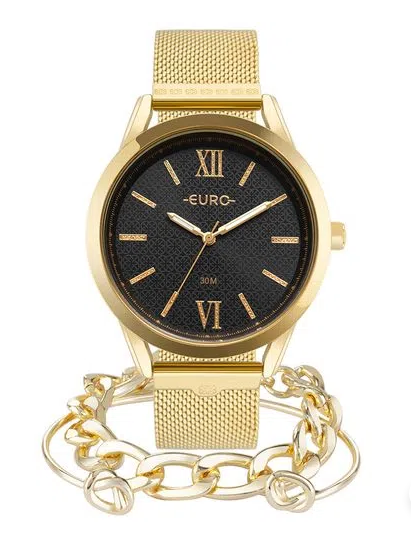 Relógio X Euro Soul com Pulseira Dourado EU2036YRK/K4P