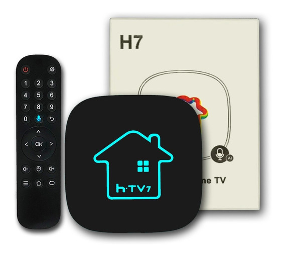 Htv H7 4K Lançamento 2020- Box sem antenas Tv Smart