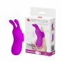Dedeira com Orelhinhas e 7 Modos de Vibração - Recarregável - Finger Bunny - Magenta