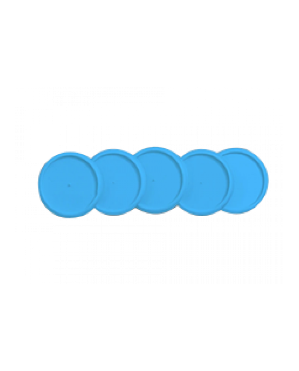 Refil de discos + elásticos médio azul - Caderno Inteligente
