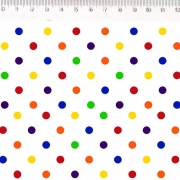 FERNANDO MALUHY - Confete Colorido Coleção Joy - 25cmX150cm - Tecido Tricoline