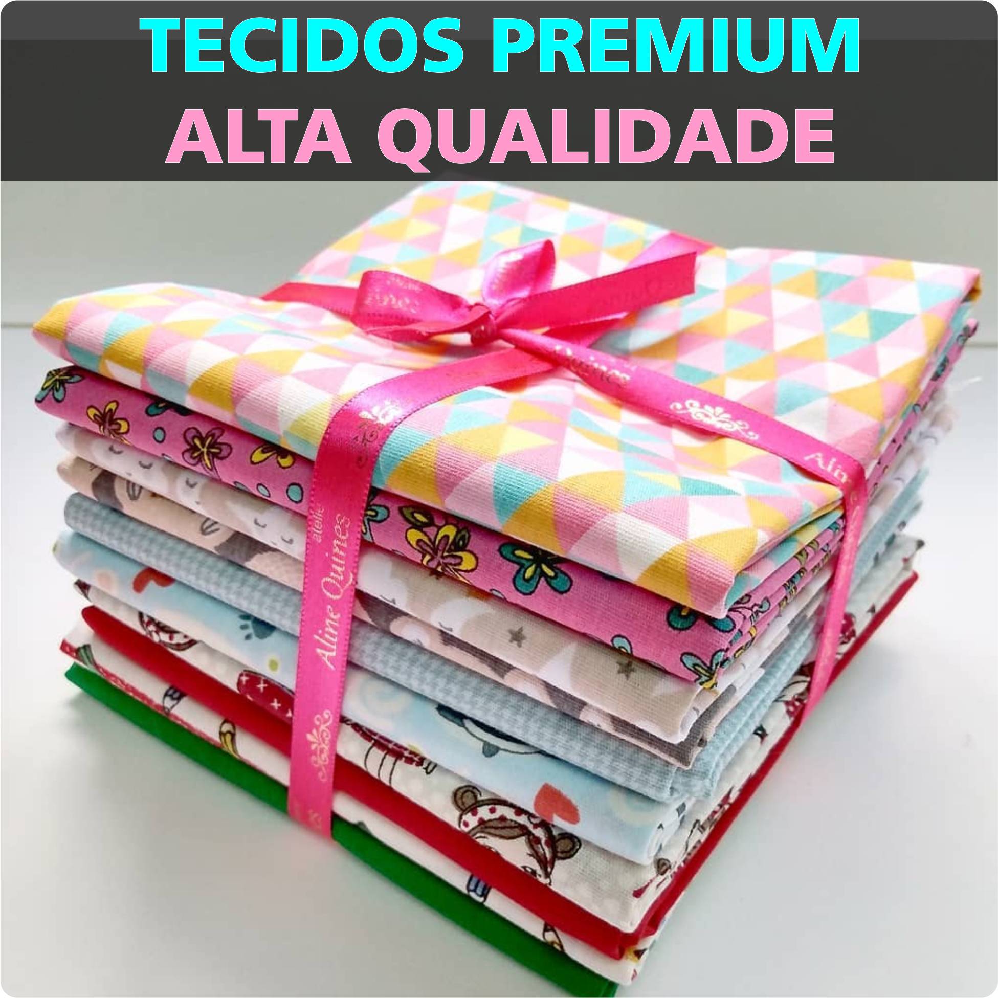 FERNANDO MALUHY - Gato com Tulipas Fundo Rosa Coleção Pequeno Quintal - 25cmX150cm - Tecido Tricoline